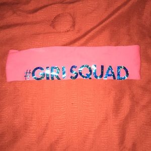 Pink headband